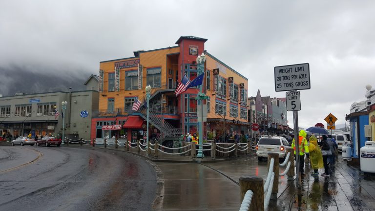 Ketchikan, Alaska – Lots of Souvenirs Shops and Lumberjack Shows