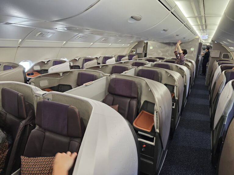 Singapore Airlines A380-800 Business Class Review with Book The Cook!